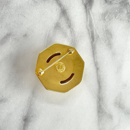 CELINE Starball  Brooch Gold Accessory Old Celine Vintage sb6kyg