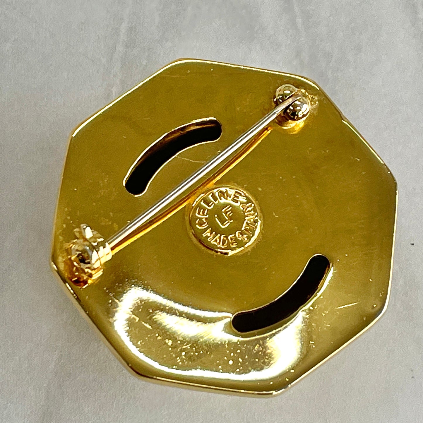 CELINE Starball  Brooch Gold Accessory Old Celine Vintage sb6kyg