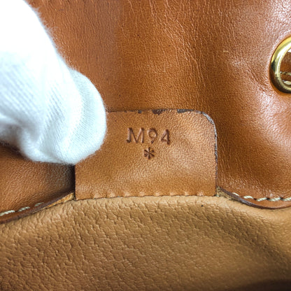 CELINE Macadam Blason Drawstring Shoulder bag Beige Vintage p4favs