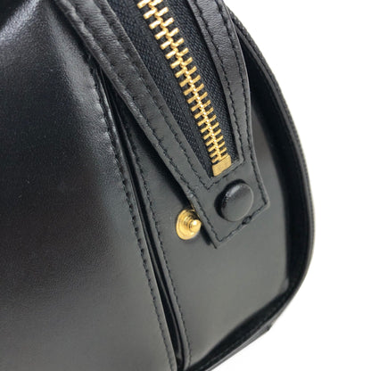 VALENTINO GARAVANI Logo Boston bag Shoulder bag Black Vintage Old ith8c2