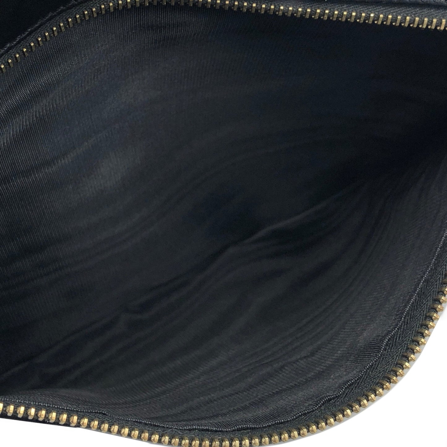 CELINE Macadam Blason Embossed  Clutch bag Leather Black Old Celine Vintage tyhzg7