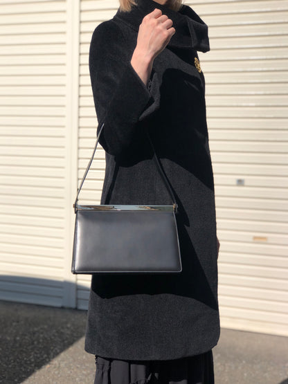 GUCCI Shoulder bag Gray Vintage tfg2zv