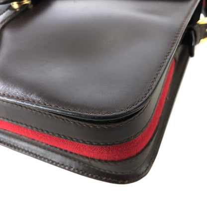 GUCCI Sherry line Crossbody Shoulder bag Brown Old Gucci vintage nfbfaz