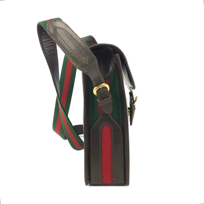 GUCCI Sherry line Crossbody Shoulder bag Brown Old Gucci vintage nfbfaz