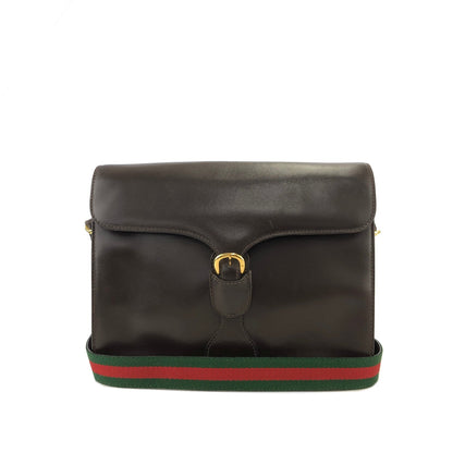 GUCCI Sherry line Crossbody Shoulder bag Brown Old Gucci vintage nfbfaz