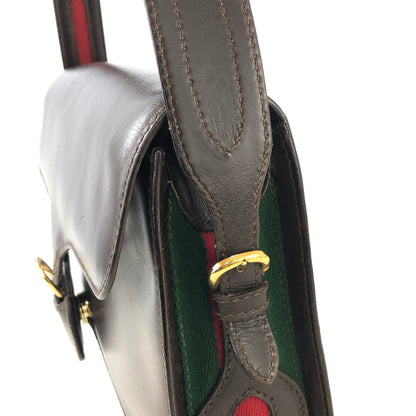 GUCCI Sherry line Crossbody Shoulder bag Brown Old Gucci vintage nfbfaz