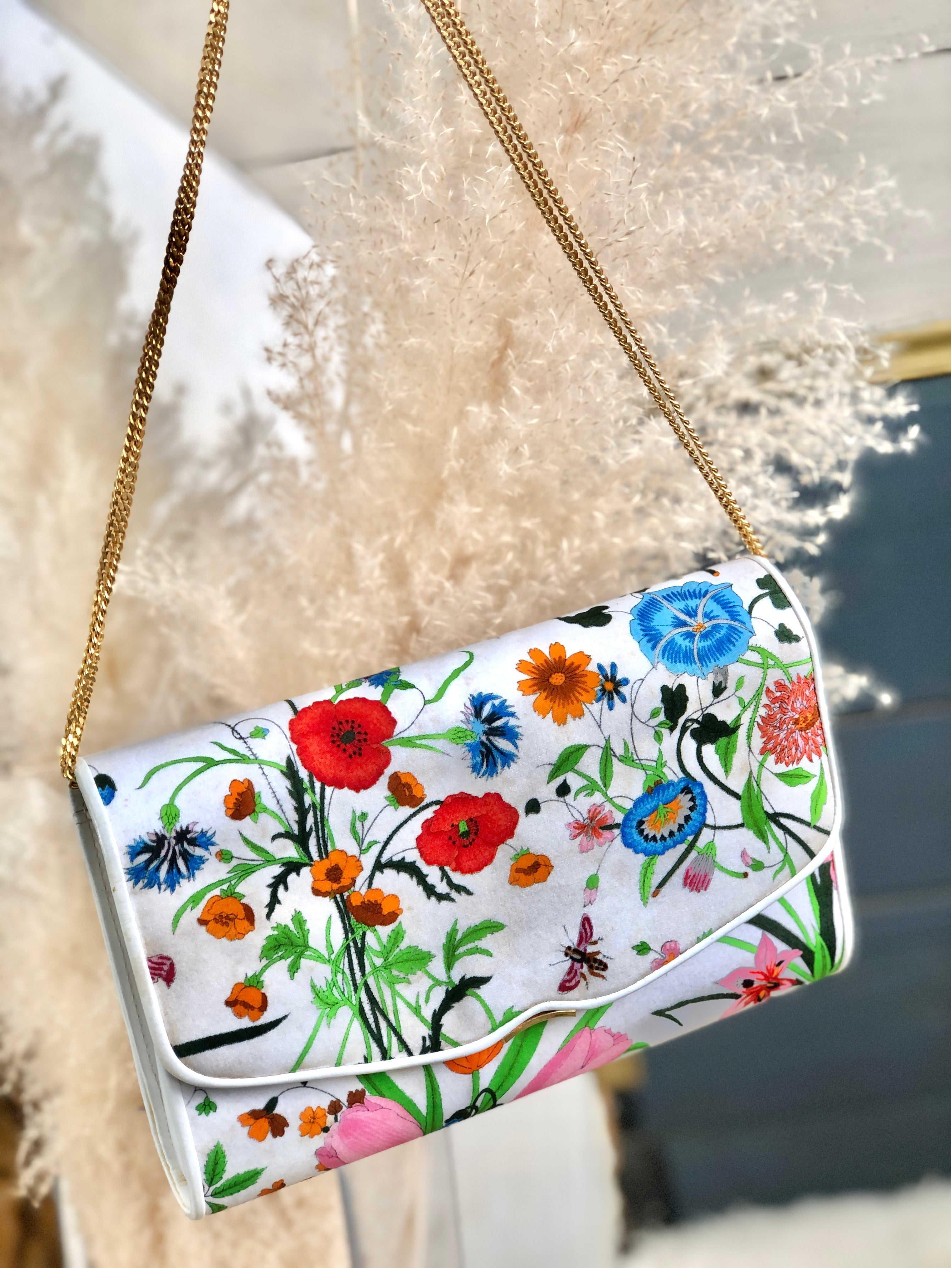 Gucci flower purse online