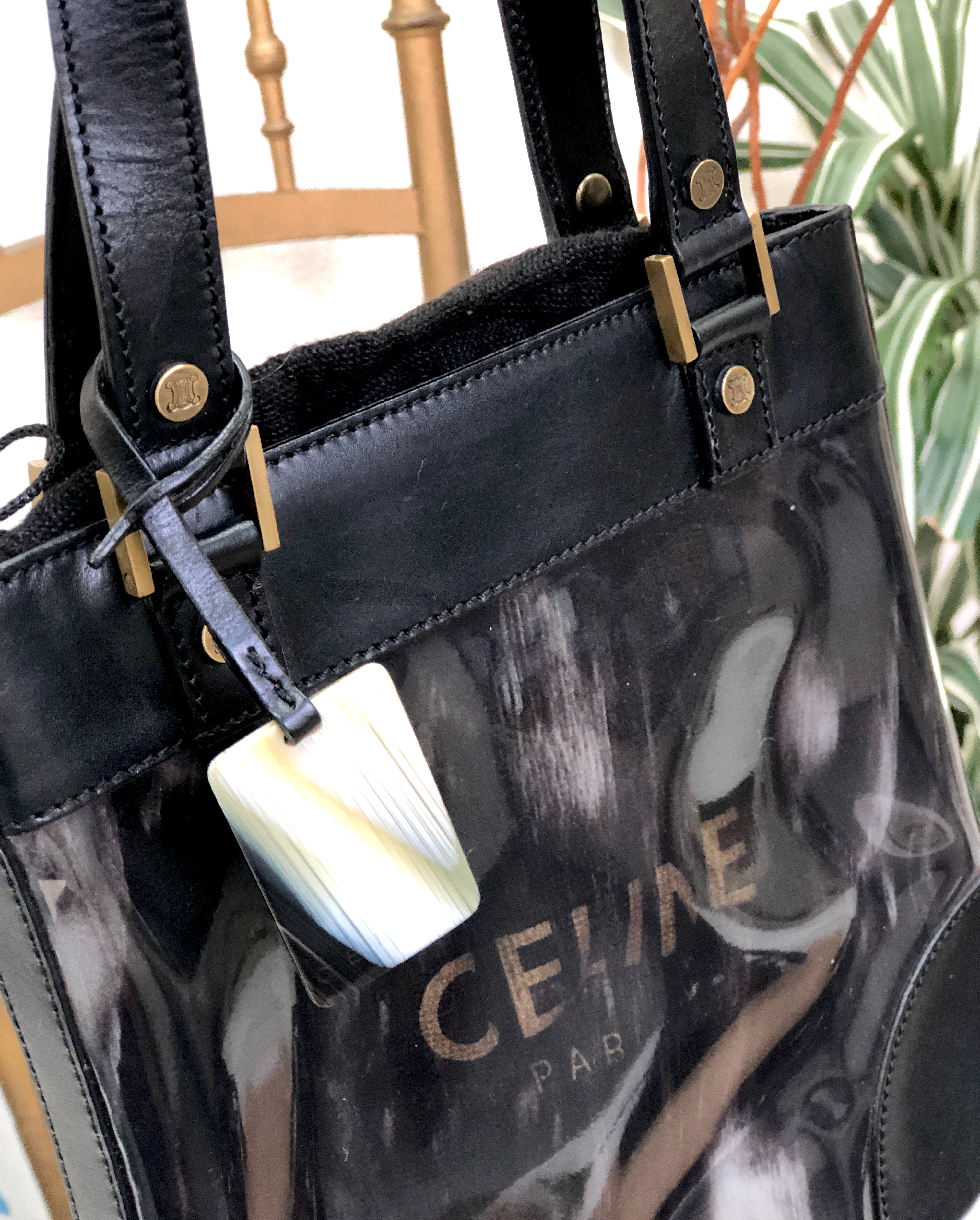 Celine vinyl outlet bag