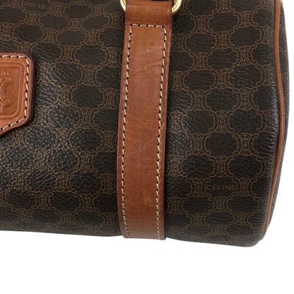 CELINE Macadam Blason Handbag Brown Vintage vph6bt