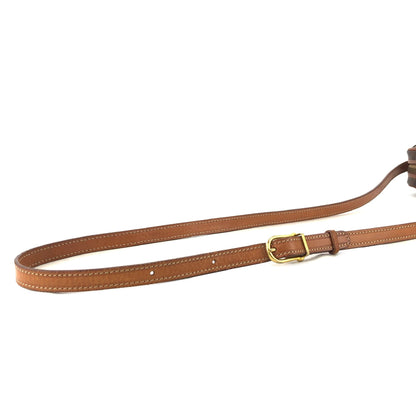 CELINE Macadam Blason Front Pocket Shoulder bag Brown Vintage Old CELINE 35ip77