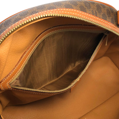 CELINE Blason Macadam Handbag Brown Vintage Old CELINE cxp2zg