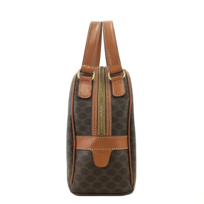 CELINE Blason Macadam Handbag Brown Vintage Old CELINE cxp2zg