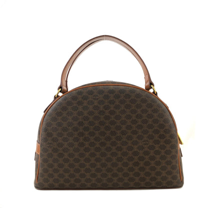 CELINE Blason Macadam Handbag Brown Vintage Old CELINE cxp2zg