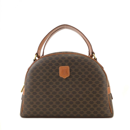 CELINE Blason Macadam Handbag Brown Vintage Old CELINE cxp2zg