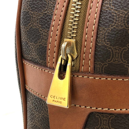 CELINE Blason Macadam Handbag Brown Vintage Old CELINE cxp2zg