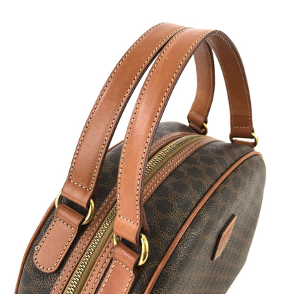 CELINE Blason Macadam Handbag Brown Vintage Old CELINE cxp2zg