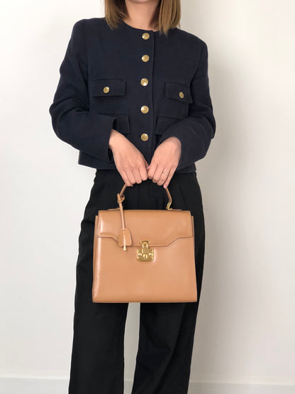 GUCCI Handbag Brown 000/256/0192 Vintage zc4z5e