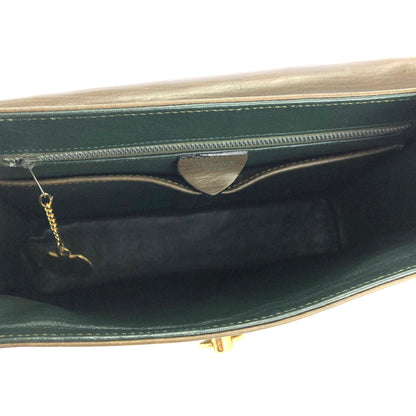 CELINE Mantel Chain Gancini 斜背包 棕色 復古 舊款 Celine b4rzuk