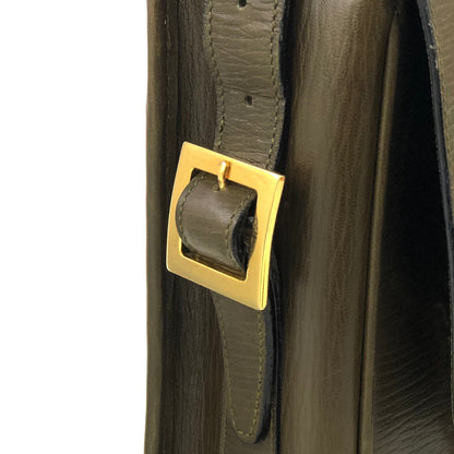 CELINE Mantel Chain Gancini 斜背包 棕色 復古 舊款 Celine b4rzuk