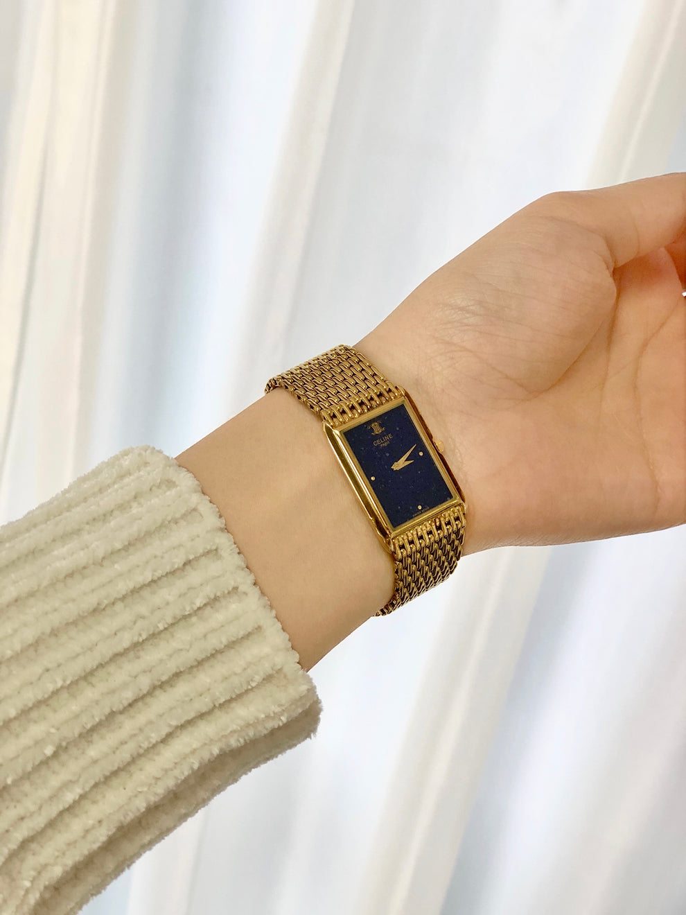 Celine Watch CELINE Triomphe Quartz Watch Gold Vintage fr8536 – VintageShop solo