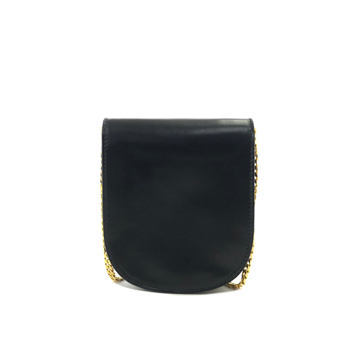 CELINE Starball Cut out Leather Chain Black pwwxve