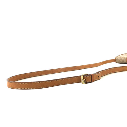 CELINE Macadam Blason Round Small Shoulder bag Beige Vintage Old CELINE e2k8jy