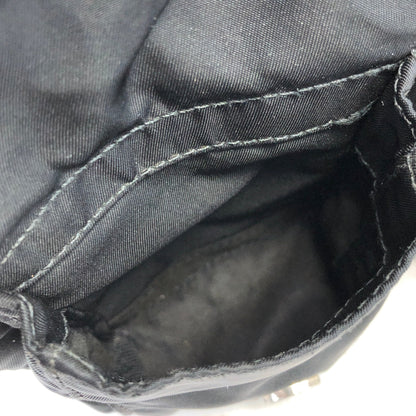 PRADA Triangle Logo Nylon Sling bag One Shoulder bag Black Vintage 6kv5z8