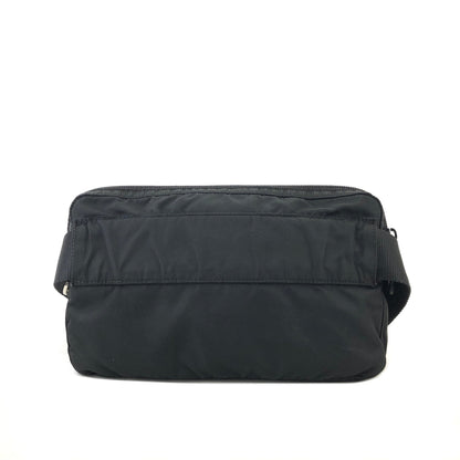 PRADA Triangle Logo Nylon Sling bag One Shoulder bag Black Vintage 6kv5z8