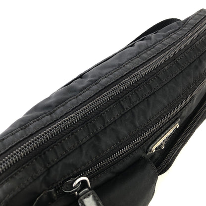 PRADA Triangle Logo Nylon Sling bag One Shoulder bag Black Vintage 6kv5z8