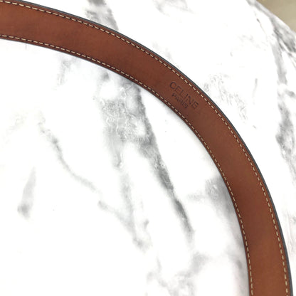 CELINE 馬車皮帶 紅色 復古 舊款 Celine asvddr