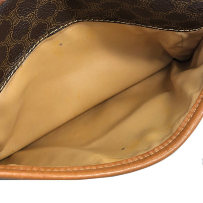 CELINE Macadam Horse bit Crossbody Shoulder bag Brown Vintage Old Celine u2tz75
