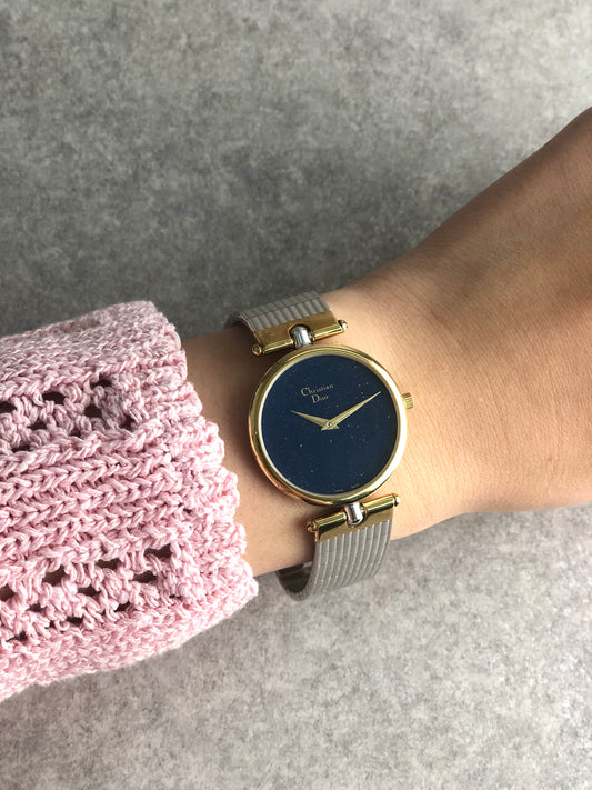 Christian Dior Watch Silver×Gold 3026 Vintage 4ckzkd