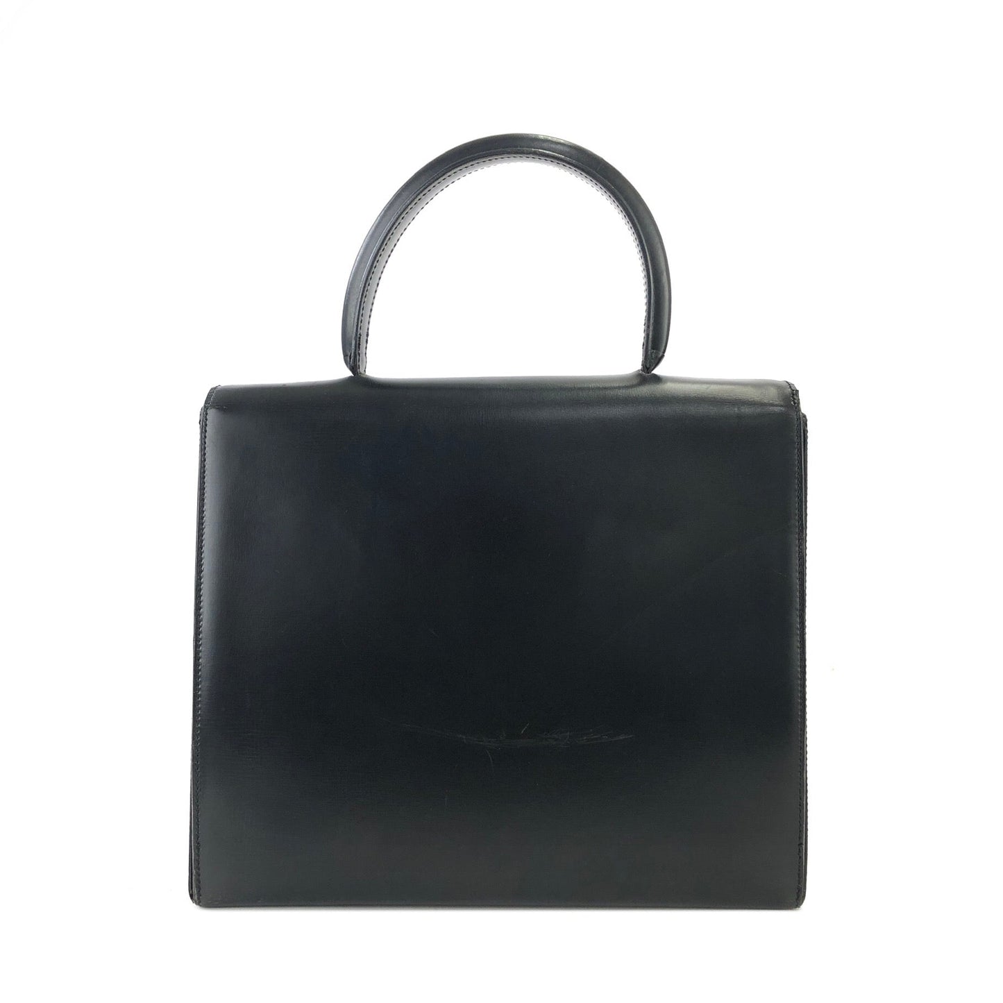 CELINE Starball Top handle Handbag Black Old Celine Vintage sdwybh