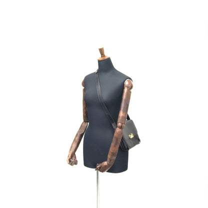 CELINE 馬車皮肩包 黑色 復古舊款 Celine aj7es6
