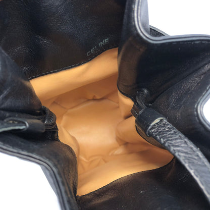 CELINE Triomphe 抽繩迷你包 黑色 復古舊款 Celine h8wxzi