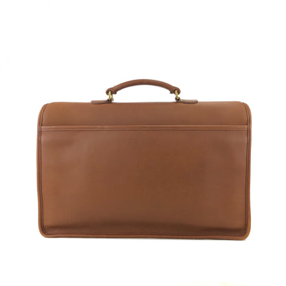 COACH Grab 皮革旋鎖公事包 棕色 復古 舊款 euaujd