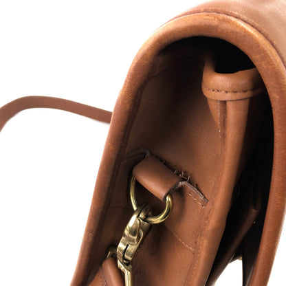 COACH Grab 皮革旋鎖公事包 棕色 復古 舊款 euaujd