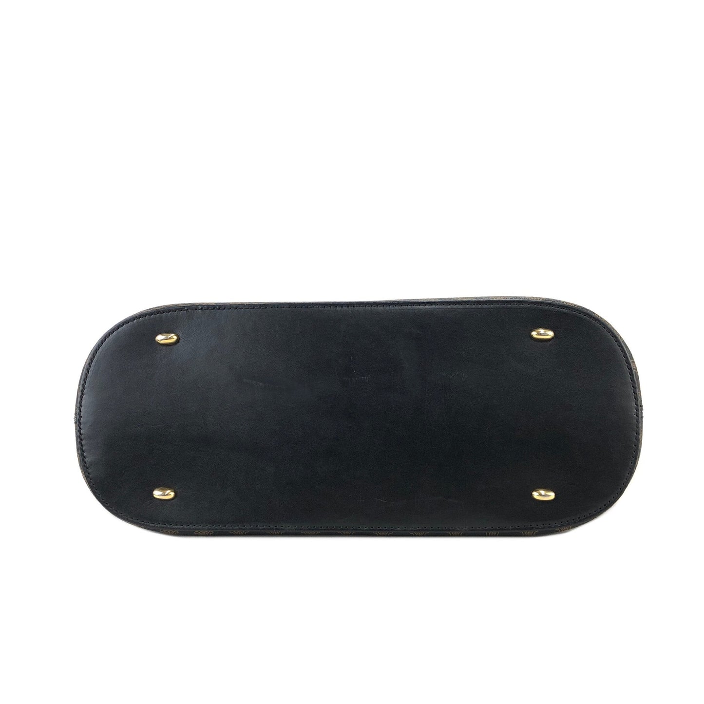 CELINE Macadam PVC Leather Bugatti Bolide 2way Shoulder Bag Black  Vintage Old Celine tv4zki