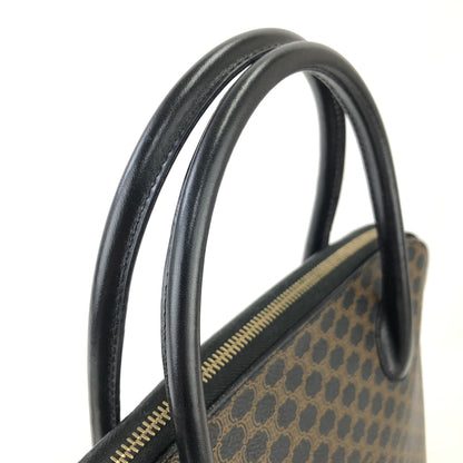 CELINE Macadam PVC Leather Bugatti Bolide 2way Shoulder Bag Black  Vintage Old Celine tv4zki