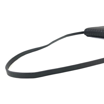 VALENTINO GARAVANI V logo Chevron Two-way Shoulder bag Clutch bag Black Vintage Old sems6s