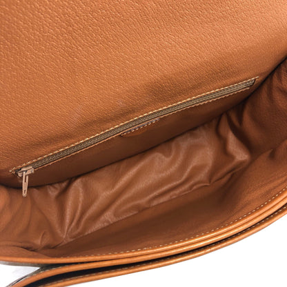 CELINE Macadam Blason Flap Crossbody Shoulder bag Beige Vintage Old CELINE gtvh4k