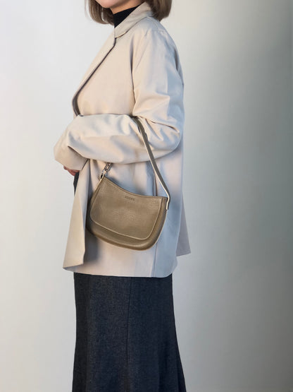 LOEWE Logo Embossed Handbag Brown Vintage p88ju4