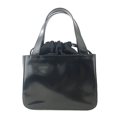 CELINE brand logo patent leather handbag Black Vintage Old Celine sb5xdm