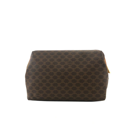 CELINE Macadam Blason logo Pouch Brown Vintage Old CELINE 47u2id