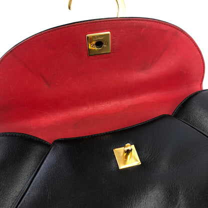 Cartier panthère Clutch Bag Black x Red Vintage Old pbnzgn