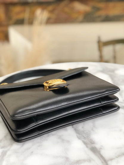 CELINE 馬車手提包 黑色 復古 舊款 CELINE metasx