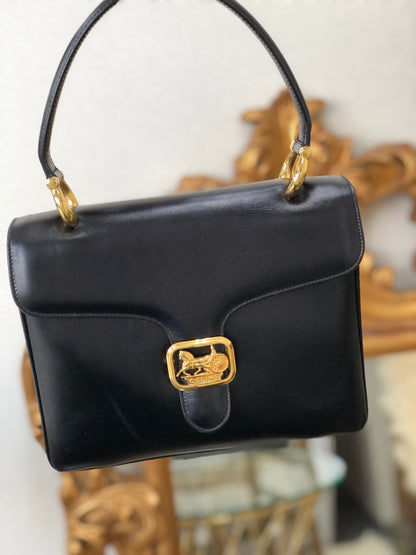 CELINE 馬車手提包 黑色 復古 舊款 CELINE metasx