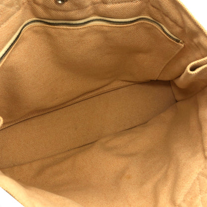 HERMES Fool toe MM 帆布手提包 米色 Vintage Old 5k5wy6