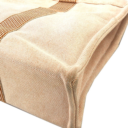 HERMES Fool toe MM 帆布手提包 米色 Vintage Old 5k5wy6