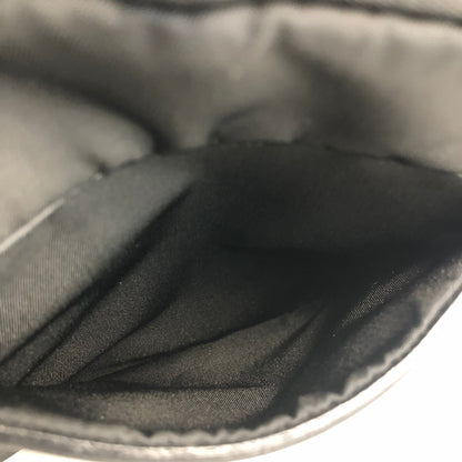 PRADA Triangle Logo Nylon Mini Boston Front Pocket Shoulder Bag Black Vintage Old hgxatd